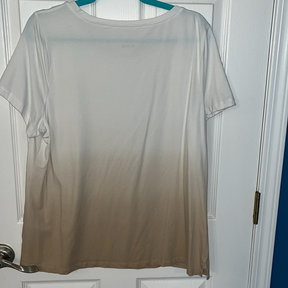 Belle Beach by Kim Gravelle triple luxe knit ombre T-shirt - Picture 3 of 3